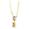 Cariti set, Red bean ice, Red, Gold-tone plated - Swarovski, 5643913