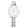 Attract watch, Swiss Made, Full pavé, Crystal bracelet, Silver tone, Stainless steel - Swarovski, 5644062