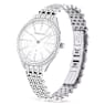 Attract watch, Swiss Made, Full pavé, Crystal bracelet, Silver tone, Stainless steel - Swarovski, 5644062