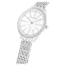 Attract watch, Swiss Made, Full pavé, Crystal bracelet, Silver tone, Stainless steel - Swarovski, 5644062
