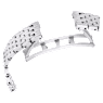 Attract watch, Swiss Made, Full pavé, Crystal bracelet, Silver tone, Stainless steel - Swarovski, 5644062