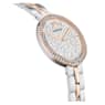 Cosmopolitan watch, Swiss Made, Metal bracelet, White, Mixed metal finish - Swarovski, 5644081