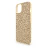 High smartphone case, iPhone® 14, Gold tone - Swarovski, 5644916