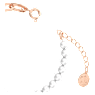 Stella Armband, Pavé, Stjärna, Vit, Roséguldfärgad plätering - Swarovski, 5645461