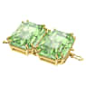 Millenia extender, Octagon cut, Green, Gold-tone plated - Swarovski, 5645617
