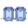 Alargador Millenia, Talla octogonal, Azul, Baño de rodio - Swarovski, 5645620