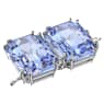Alargador Millenia, Talla octogonal, Azul, Baño de rodio - Swarovski, 5645620