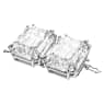 Millenia extender, Octagon cut, White, Rhodium plated - Swarovski, 5645621
