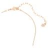 Circle pendant, Round shape, White, Rose gold-tone plated - Swarovski, 5646721