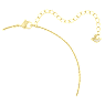 Further necklace, Intertwined circles, White, Gold-tone plated - Swarovski, 5646723