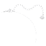 Further pendant, Intertwined circles, Small, White, Rhodium plated - Swarovski, 5646724