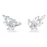 Uhančki Louison, List, Beli, Prevleka iz rodija - Swarovski, 5646728