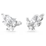 Uhančki Louison, List, Beli, Prevleka iz rodija - Swarovski, 5646728