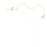 Colier Swarovski Sparkling Dance Trilogy, Tăietură rotundă, Alb, Placat cu nuanță roz-aurie - Swarovski, 5646734