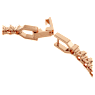 Imber Emily Tennis bracelet, Round cut, Pink, Rose gold-tone plated - Swarovski, 5646736