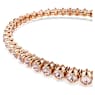 Imber Emily Tennis karkötő, Körmetszéses, Rózsaszín, Rózsaarany-tónusú bevonattal - Swarovski, 5646736