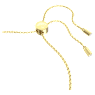 Further bracelet, Interlocking loop, White, Gold-tone plated - Swarovski, 5646737