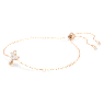Bransoletka Magic, Anioł, Biała, Powłoka w odcieniu różowego złota - Swarovski, 5646740