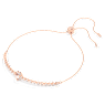 Braccialetto One, Cuore, Rosa, Placcato color oro rosa - Swarovski, 5646745
