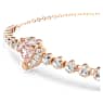 One bracelet, Heart, Pink, Rose gold-tone plated - Swarovski, 5646745