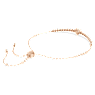 One bracelet, Heart, Pink, Rose gold-tone plated - Swarovski, 5646745