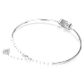 Una bracelet, Round cut, Oval shape, Blue, Rhodium plated - Swarovski, 5646749