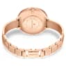 Montre Crystalline Delight, Fabriqué en Suisse, Bracelet en métal, Rouge, Finition or rose - Swarovski, 5647455