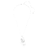 Swarovski Iconic Swan Halskette, Schwan, Lang, Weiß, Rhodiniert - Swarovski, 5647546