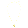 Swan pendant, Swan, Medium, Yellow, Gold-tone plated - Swarovski, 5647553