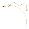 Swarovski Iconic Swan จี้สร้อยคอ, หงส์, ขนาดเล็ก, ขาว, เคลือบโทนสีโรสโกลด์ - Swarovski, 5647555