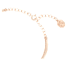 Volta กำไล, โบว์, ขาว, เคลือบโทนสีโรสโกลด์ - Swarovski, 5647565