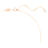 Pendente a Y Volta, Fiocco, Rosa, Placcato color oro rosa - Swarovski, 5647569