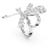 Volta リング, リボン, 大, ホワイト, ロジウム・プレーティング - Swarovski, 5647731