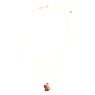 Pendentif Swan, Cygne, Medium, Rouge, Placage de ton or - Swarovski, 5647871