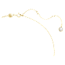 Swan pendant, Swan, Medium, Red, Gold-tone plated - Swarovski, 5647871