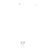 Matrix hanger, Verschillende slijpvormen, Hart, Wit, Rodium toplaag - Swarovski, 5647924