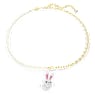 Collar Chinese Zodiac, Conejo, Multicolor, Baño tono oro - Swarovski, 5647970