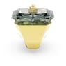 Numina cocktail ring, Octagon cut, Gray, Gold-tone plated - Swarovski, 5648232