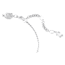Matrix bracelet, Heart, White, Rhodium plated - Swarovski, 5648299
