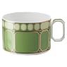 Signum teáscsésze csészealjjal, Porcelán, Zöld - Swarovski, 5648532
