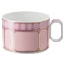 Signum teacup with saucer, Porcelain, Pink - Swarovski, 5648537