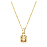 Chroma Anhänger, Kissenschliff, Gelb, Goldlegierungsschicht - Swarovski, 5648749