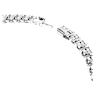 Braccialetto Matrix Tennis, Taglio Round, Bianco, Placcato rodio - Swarovski, 5648937