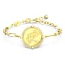 Zodiac สร้อยข้อมือ, ราศีกุมภ์, โทนสีทอง, เคลือบโทนสีทอง - Swarovski, 5649063