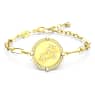 Zodiac bracelet, Leo, Gold tone, Gold-tone plated - Swarovski, 5649068