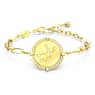 Zodiac bracelet, Virgo, Gold tone, Gold-tone plated - Swarovski, 5649075