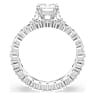 Stilla ring, Set (2), Round cut, White, Rhodium plated - Swarovski, 5649213