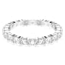 Stilla 링, 2개 세트, 라운드 컷, 화이트, 로듐 플래팅 - Swarovski, 5649215