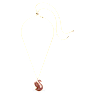 Swan Anhänger, Schwan, Groß, Rot, Goldlegierungsschicht - Swarovski, 5649773