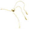 กำไล Swan, หงส์, ขนาดกลาง, แดง, เคลือบโทนสีทอง - Swarovski, 5649774